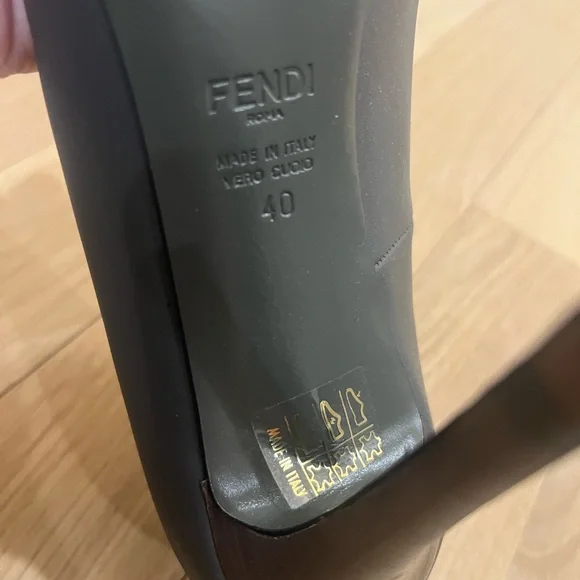 ✨Fendi Gray Stillettos✨ - Picture 7 of 8